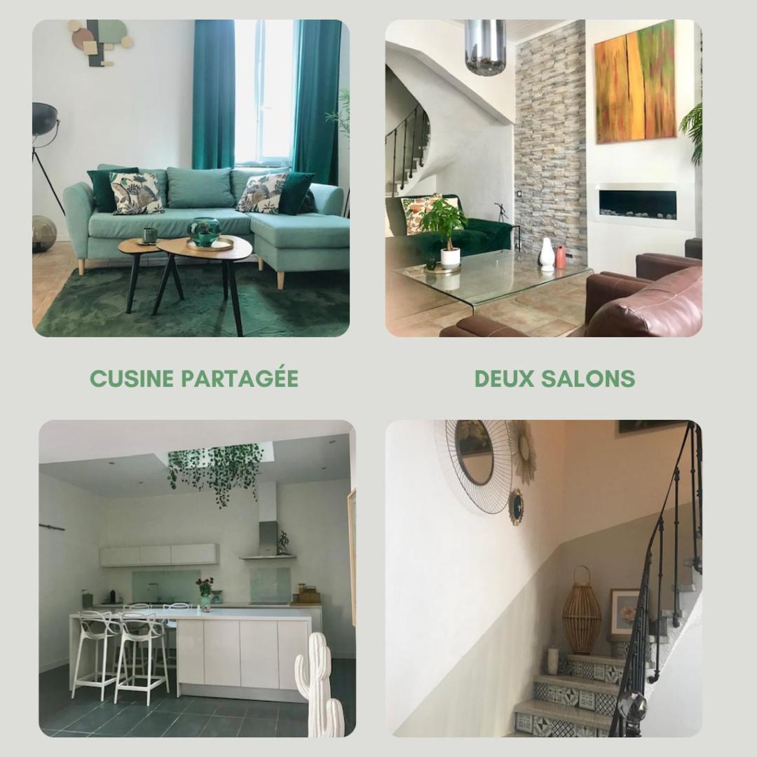 Notre Maison Aux Volets Bleus Ouveillan Екстериор снимка